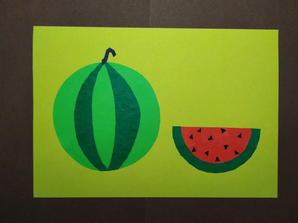 Аппликация Арбуз