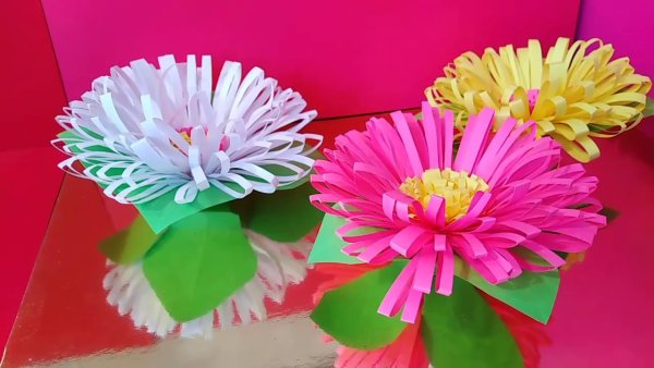 Астра из бумаги