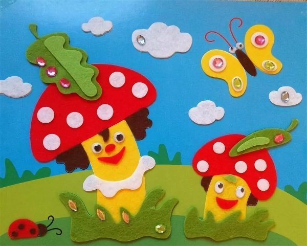 Аппликация лето