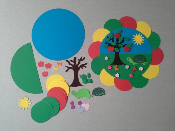 Аппликация для дошкольников