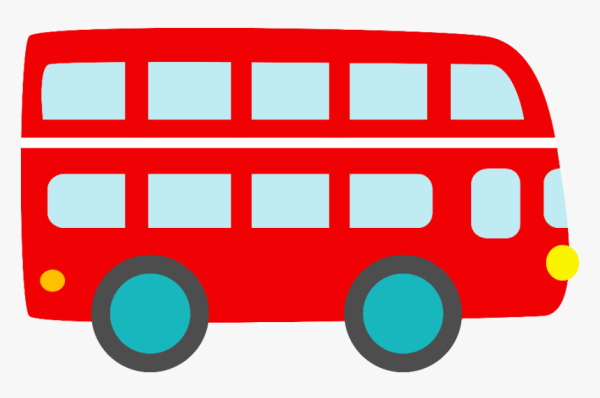 Автобус аппликация для дет