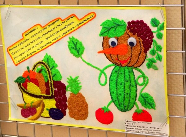 Поделка на тему здоровое питание