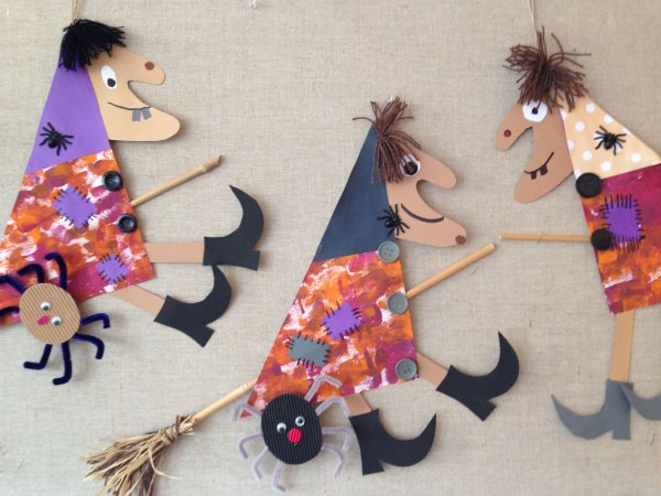 Баба Яга поделка