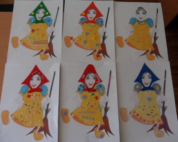 Аппликация сказочный герой