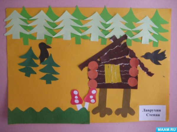 Аппликация по сказкам в подготовительной группе
