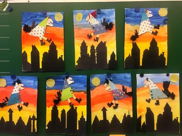 Объемная аппликация баба Яга шаблоны