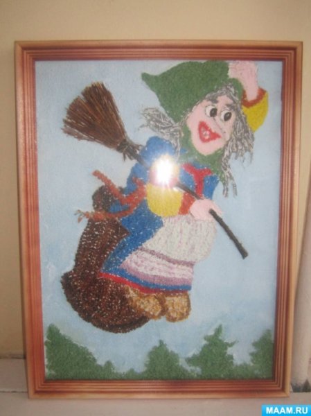 Панно баба Яга