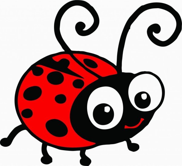Божья коровка рисунок