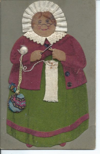 Аппликации со старушками