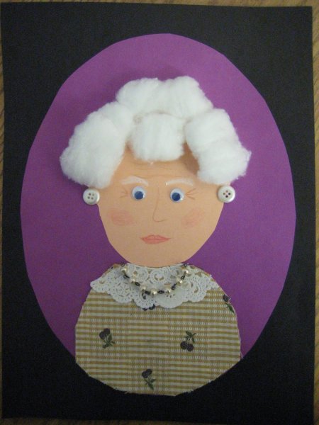 Поделка для бабушки и дедушки