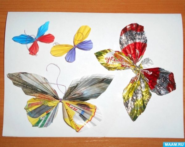 Поделка бабочка