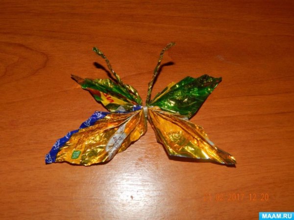 Поделки из фантиков от конфет