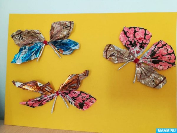 Поделки из фантиков от конфет