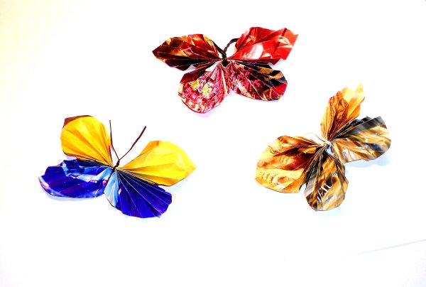 Бабочка поделка из бумаги