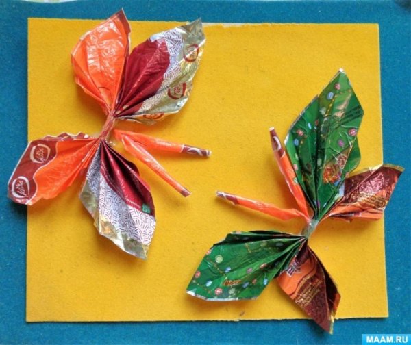 Поделки из фантиков