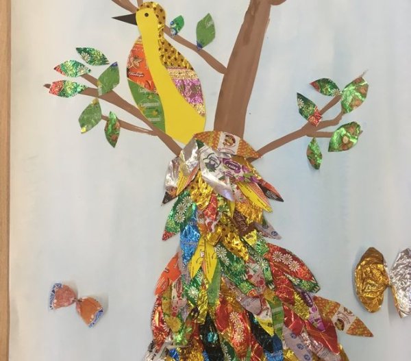 Поделки из фантиков