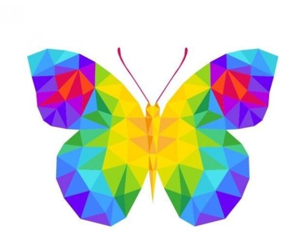 Стилизованная бабочка