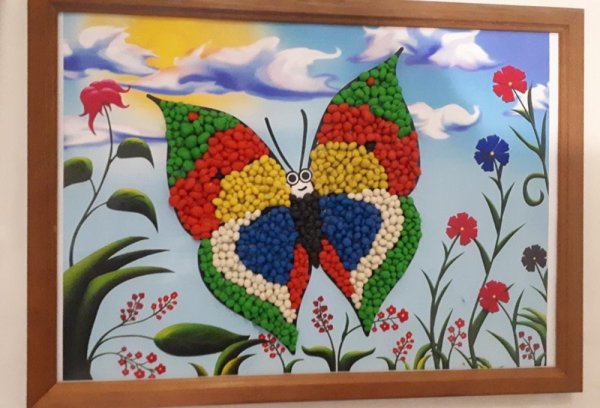 Коллективная работа бабочки