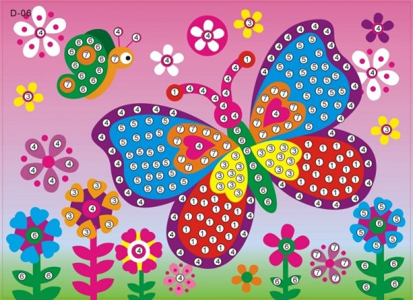 Яркие аппликации для детей