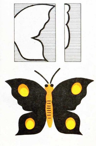 Аппликация. Бабочки