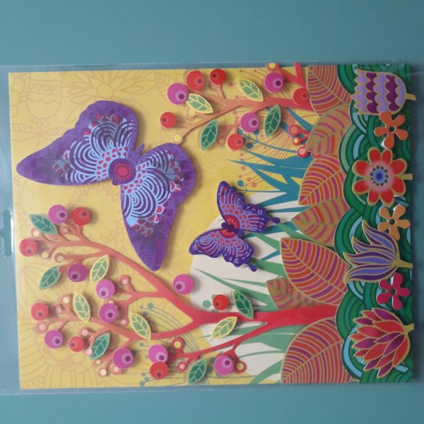 Бабочка 3 д аппликация