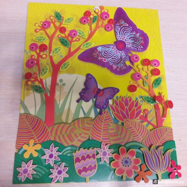 Аппликация на лугу