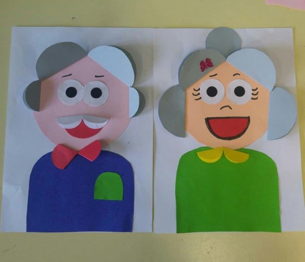 Аппликация на тему семья