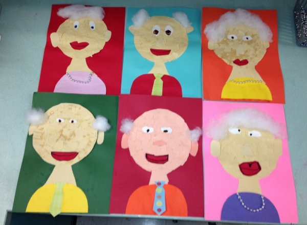 Аппликация деду на день рождения