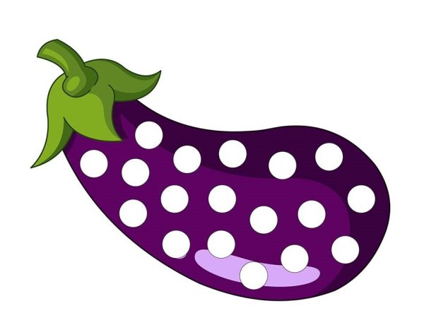 Пластилиновые заплатки ягоды