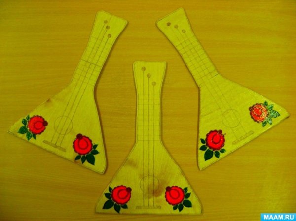 Балалайка рисование в детском саду