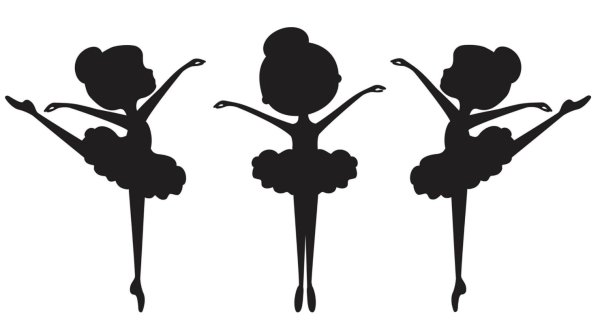Фигурки балерин для вырезания