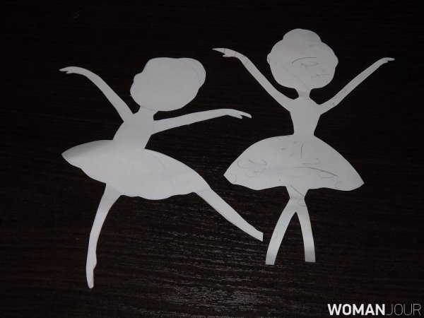 Аппликация балерина старшая группа