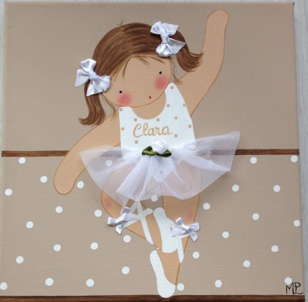 Объемное панно балерина