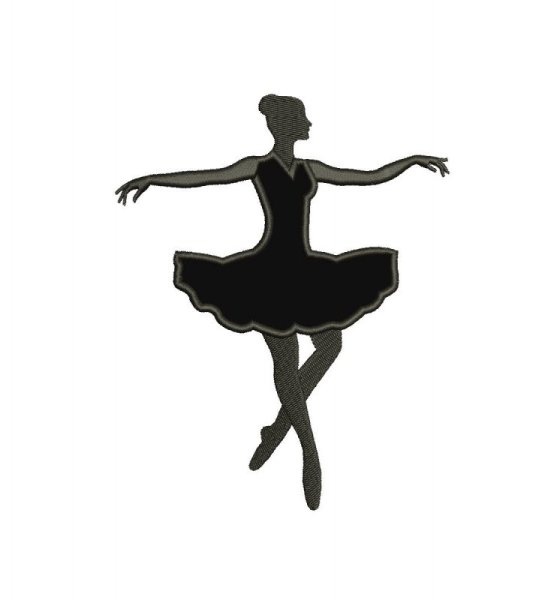 Аппликация балерина