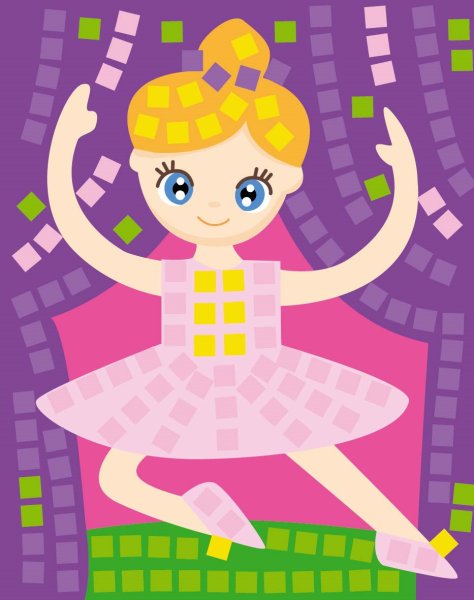 Аппликация танцовщица