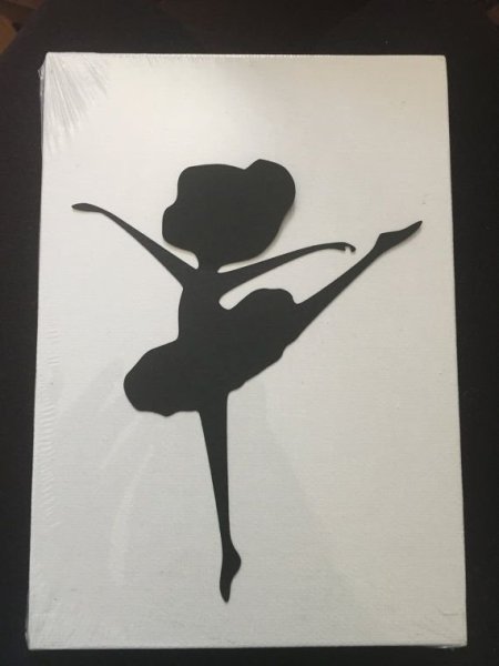 Аппликация балерина