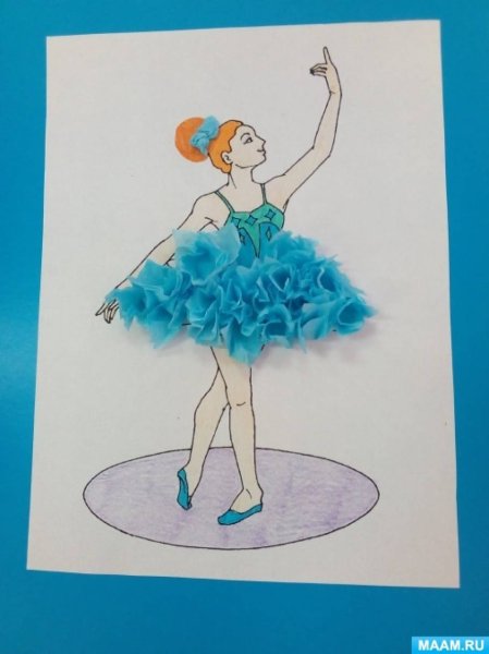 Аппликация балет