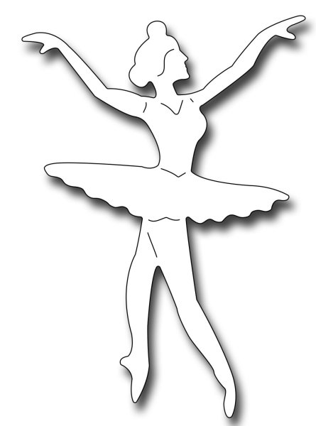 Балерина из бумаги