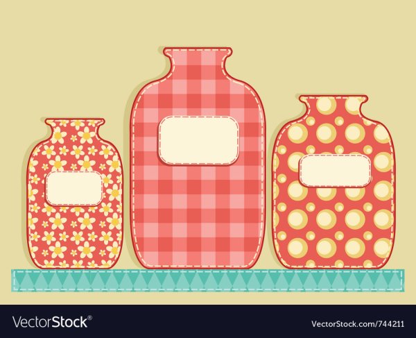 Баночки для аппликации