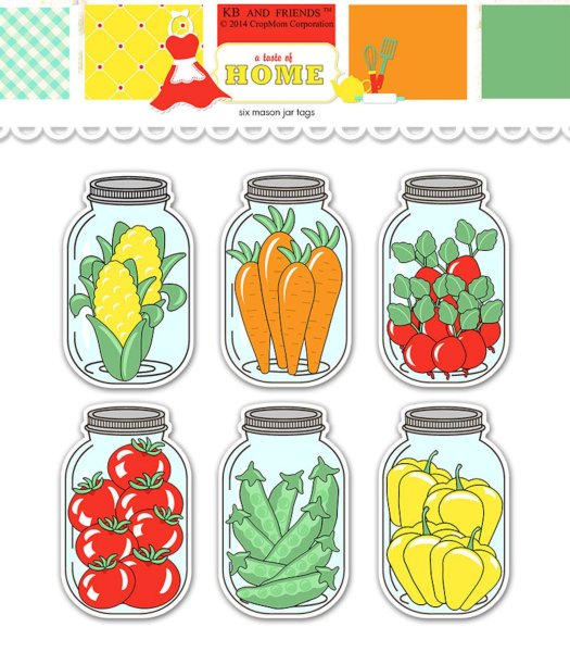 Фрукты в баночках аппликация