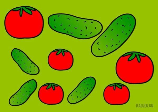 Огурец из цветной бумаги