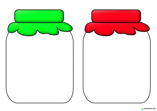 Баночки для аппликации