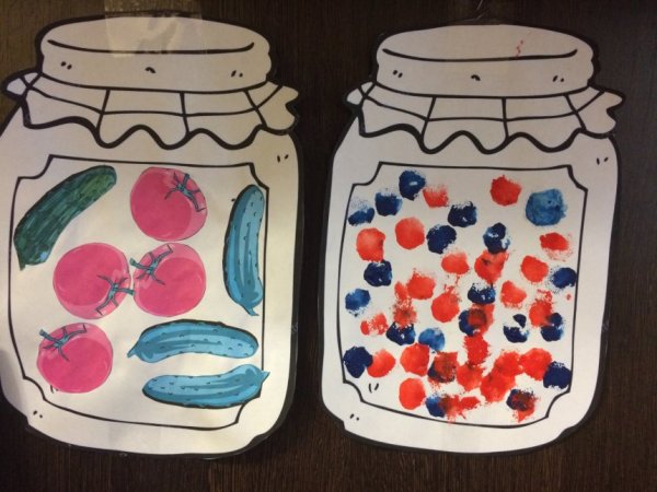 Поделка банка с вареньем