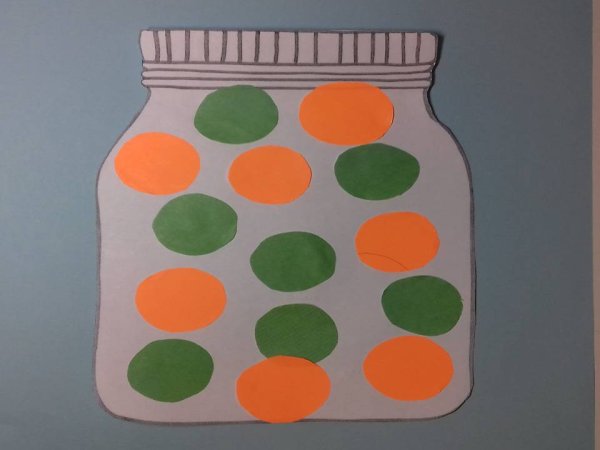 Банка для аппликации