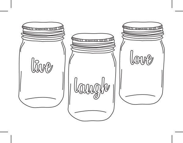 Банка раскраска для детей