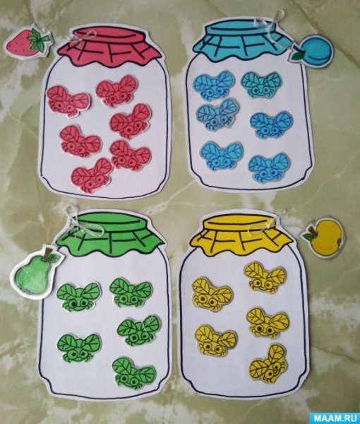 Аппликация банка варенья