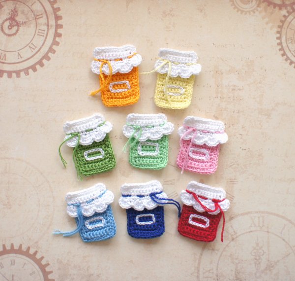 Аппликация баночка с вареньем