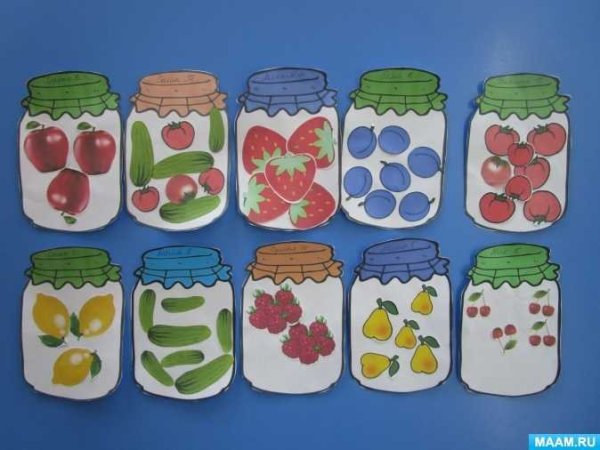 Рисование овощи в банке старшая группа