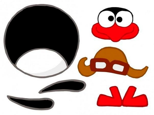 Готовые аппликации для детей