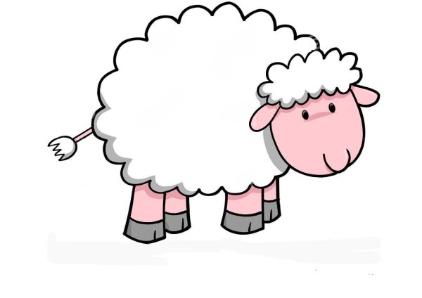 Аппликация барашек